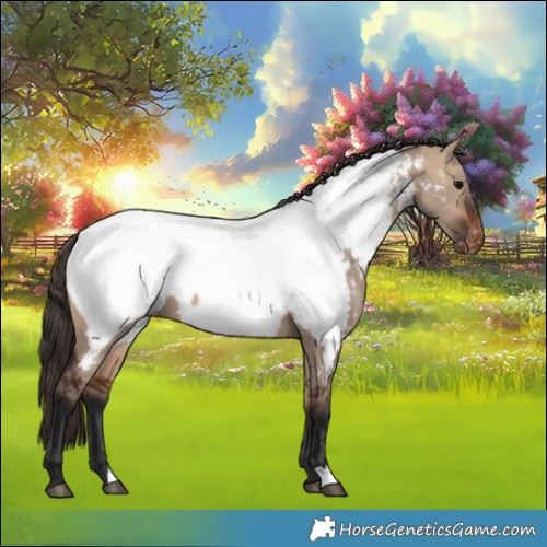 Horse Color:Bay Dun Appaloosa