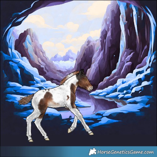 Horse Color:Liver Chestnut Tobiano