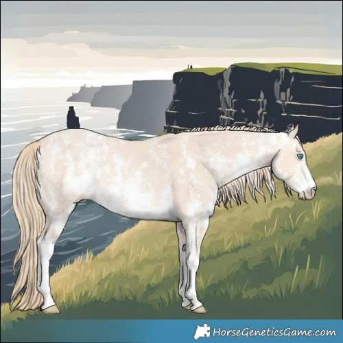 Horse Color:Perlino Sabino  and Perlino Sabino 