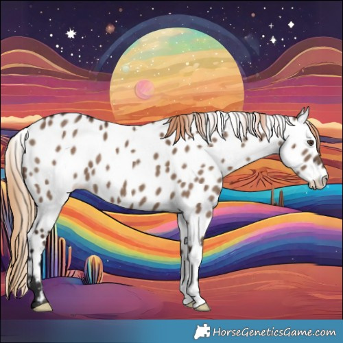 Horse Color:Liver Red Dun Appaloosa 