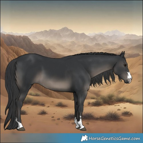 Horse Color:Black 