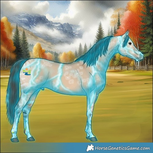 Horse Color:Thunderstruck Bay Ice Dun 