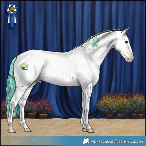 Horse Color:Watercolor Brown Dun Mushroom Sabino 