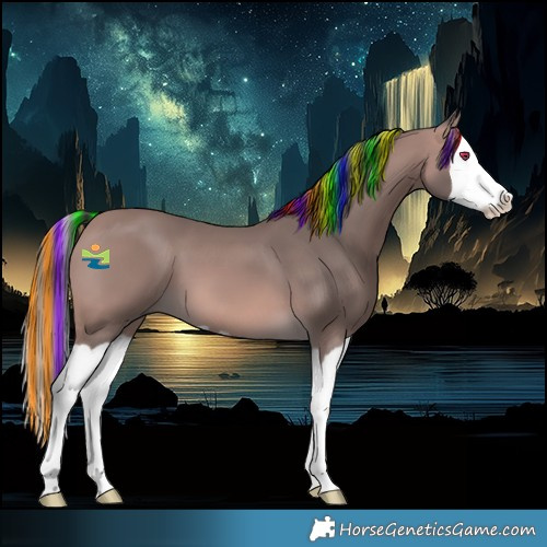 Horse Color:Platinum Painted Bay Splash 