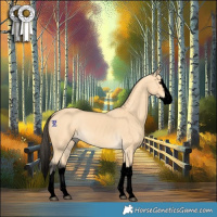 Horse Color:Void Buckskin Splash 