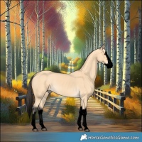 Horse Color:Void Buckskin Splash