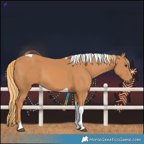 Horse Color:Chestnut Tobiano 