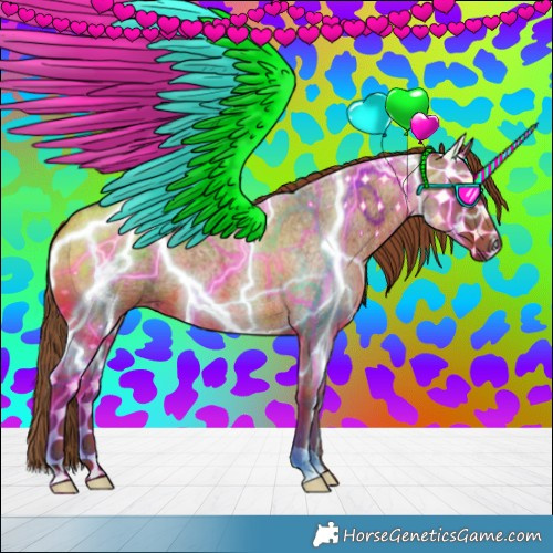 Horse Color:Red Roan 
