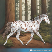 Horse Color:Chestnut Appaloosa 