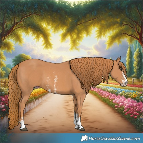 Horse Color:Chestnut Sabino 