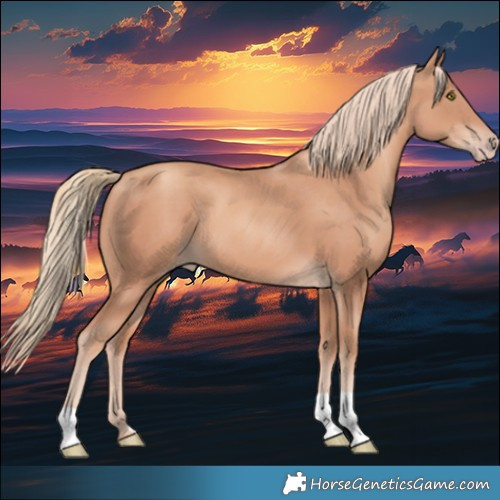 Horse Color:Gold Champagne 