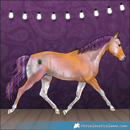 Horse Color:Painted Watercolor White Spotted Liver Red Onyx Tobiano 