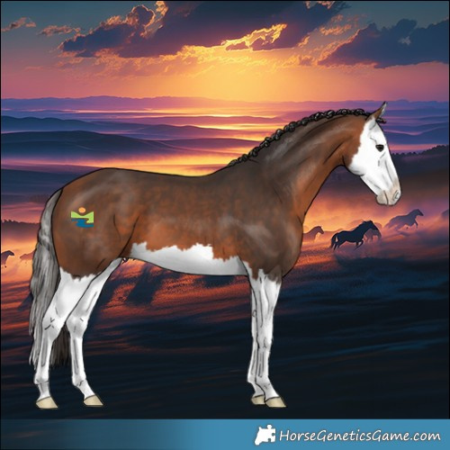 Horse Color:Bay Splash 