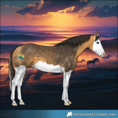 Horse Color:Buckskin Splash 