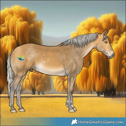 Horse Color:Silver Buckskin