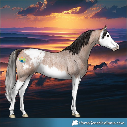 Horse Color:Bay Roan Splash Blanket 