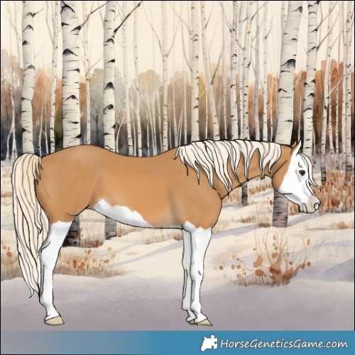 Horse Color:Palomino Splash 
