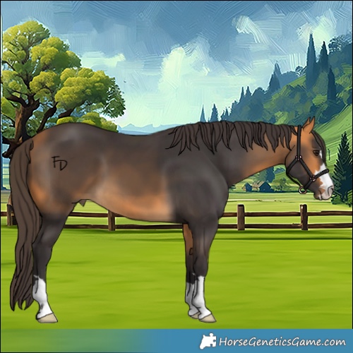 Horse Color:Buckskin 