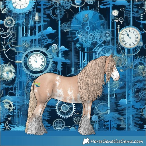 Horse Color:Gold Champagne Sabino 