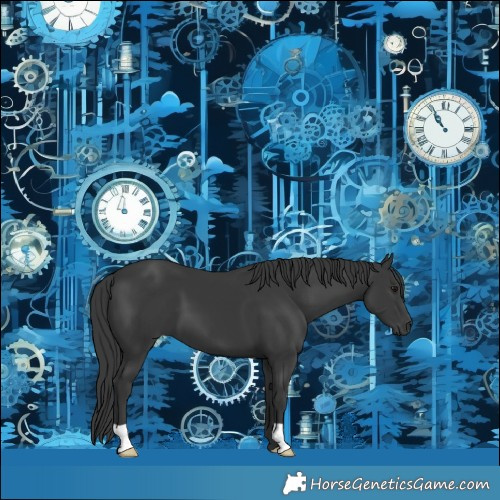 Horse Color:Black 