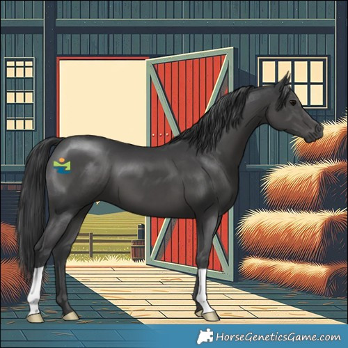 Horse Color:Black 
