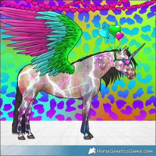 Horse Color:Bay Roan 