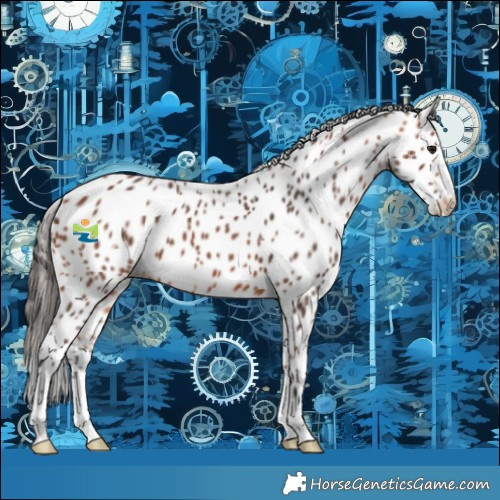 Horse Color:Bay Leopard 