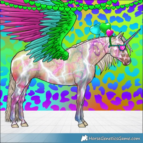 Horse Color:Chocolate Palomino Roan 