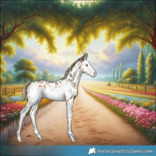 Horse Color:Chocolate Palomino Dun Splash Frame Appaloosa Rabicano 