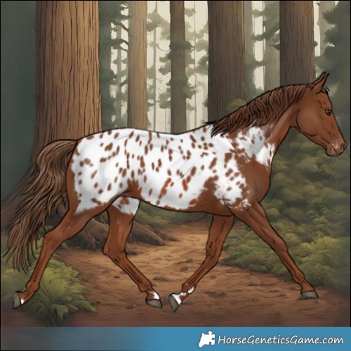 Horse Color:Chestnut Appaloosa 