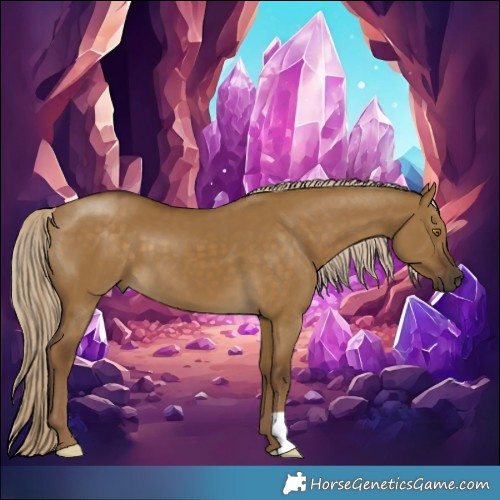 Horse Color:Pseudo Chocolate Palomino Dun 