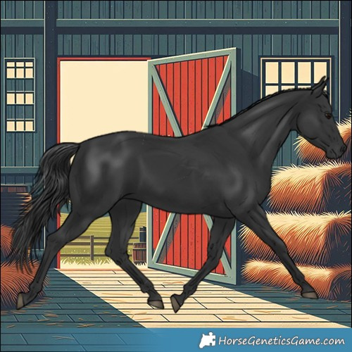 Horse Color:Black 