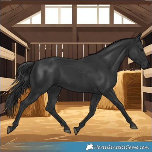 Horse Color:Black 