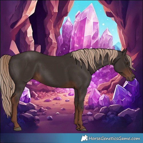 Horse Color:Liver Chestnut Rabicano 