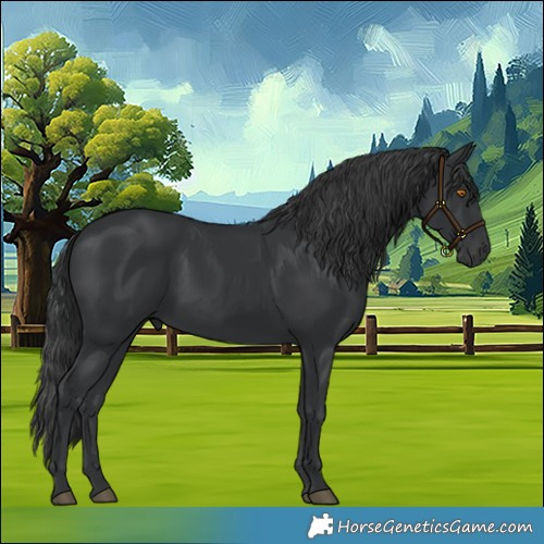 Horse Color:Black 