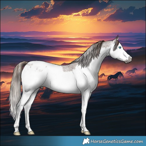 Horse Color:Gray Red Roan Splash Blanket 