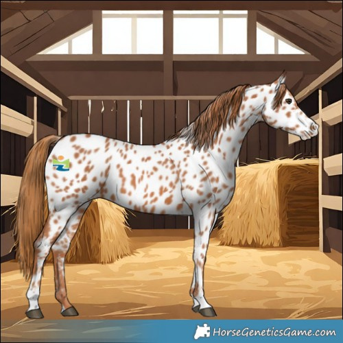 Horse Color:Chestnut Near Leopard 