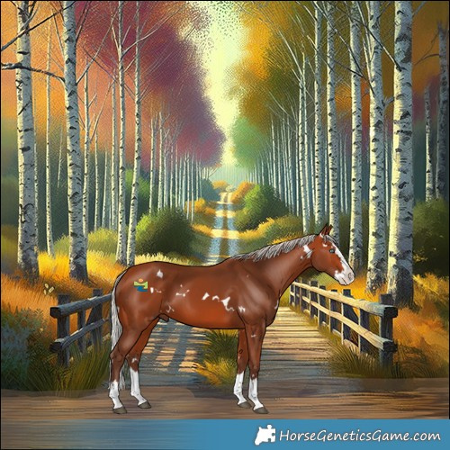 Horse Color:White Spotted Silver Bay Splash 