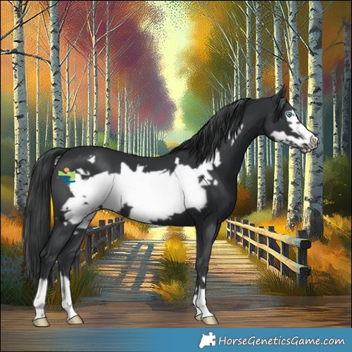 Horse Color:Black Frame 