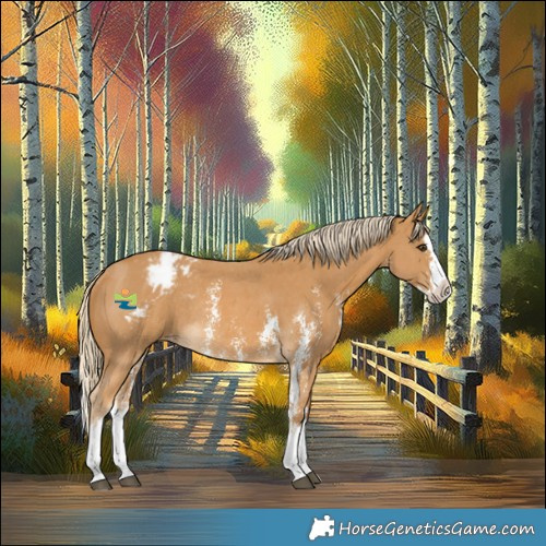 Horse Color:Palomino Sabino Splash Appaloosa Rabicano 