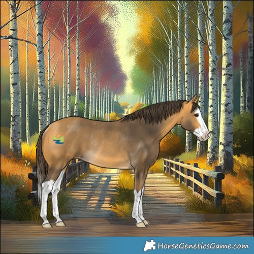 Horse Color:Buckskin Splash Appaloosa Rabicano 
