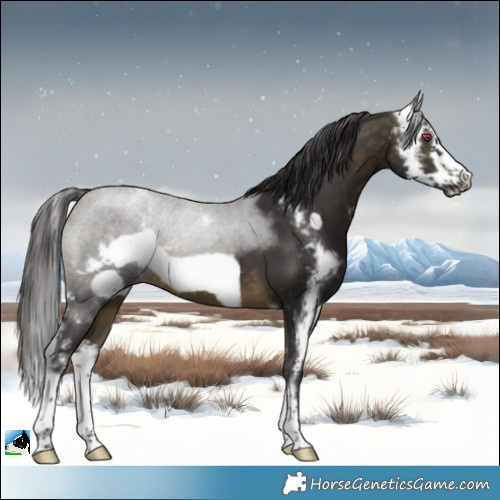 Horse Color:Buckskin Sabino Frame