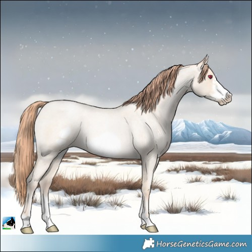 Horse Color:Sable Cream Champagne Roan Pearl Sabino Frame 