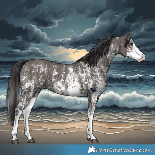 Horse Color:Smoky Grullo Sabino Splash and Smoky Grullo Sabino Splash