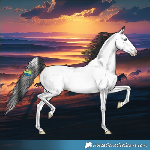 Horse Color:Black Splash Appaloosa 
