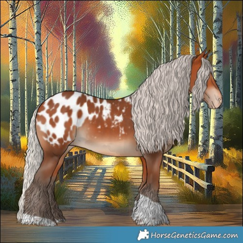 Horse Color:Silver Bay Tobiano Appaloosa 