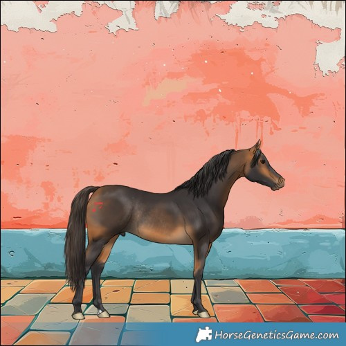 Horse Color:Buckskin Rabicano 