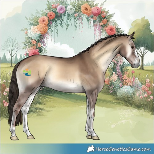 Horse Color:Liver Red Dun Onyx 