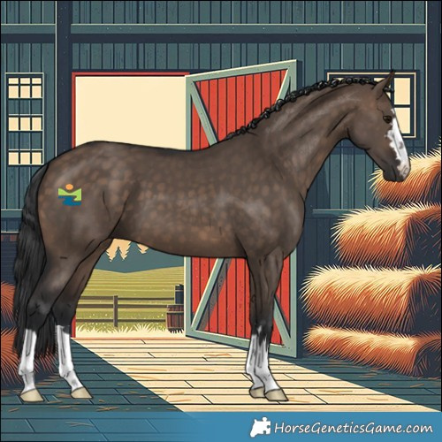 Horse Color:Brown Dun 