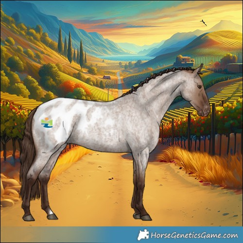 Horse Color:Liver Red Dun Roan Appaloosa 